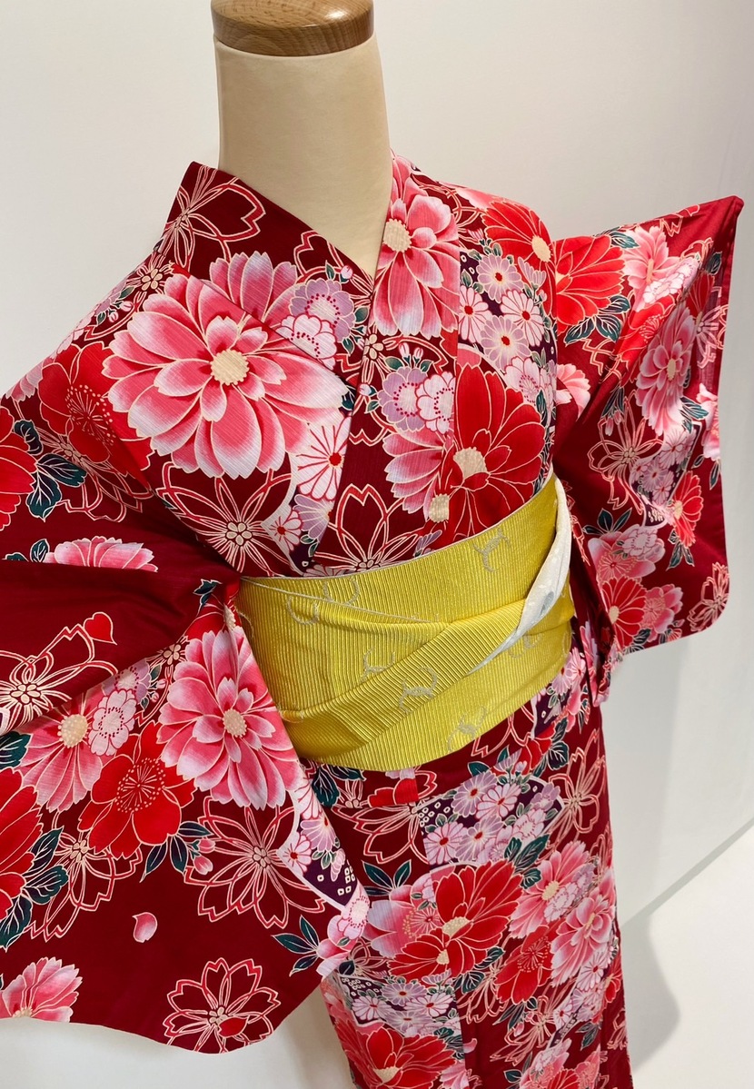 姫路市 浴衣 赤系/お洒落 浴衣レンタル | 姫路の振袖 袴 ドレス