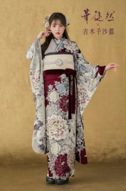 【振袖レンタル 成人式振袖 着物】振袖-709 【 華徒然×吉木千沙都】のイメージ